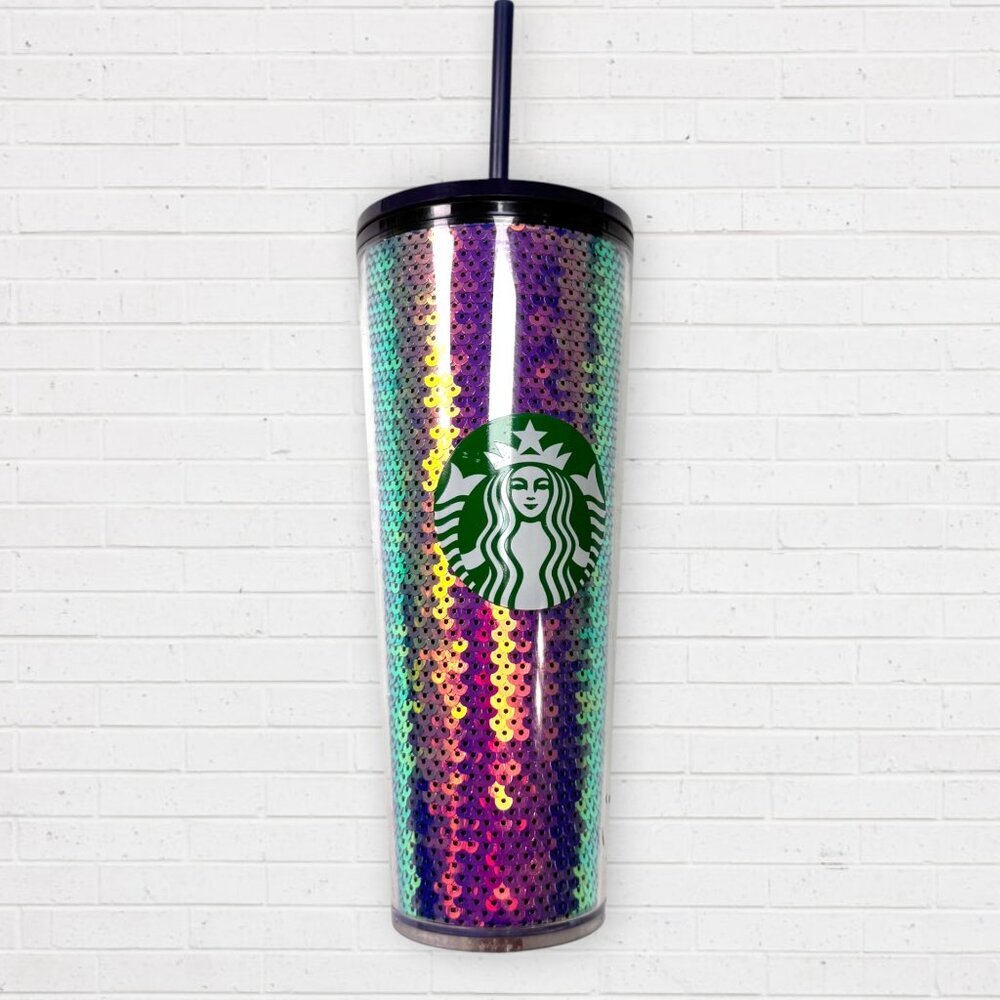 Starbucks Tumbler Lot 2018 2019 2020 Pride Holiday Iridescent Embossed 4 Cups